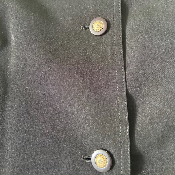 Elegant Black Trench Coat - Picture 7 of 15